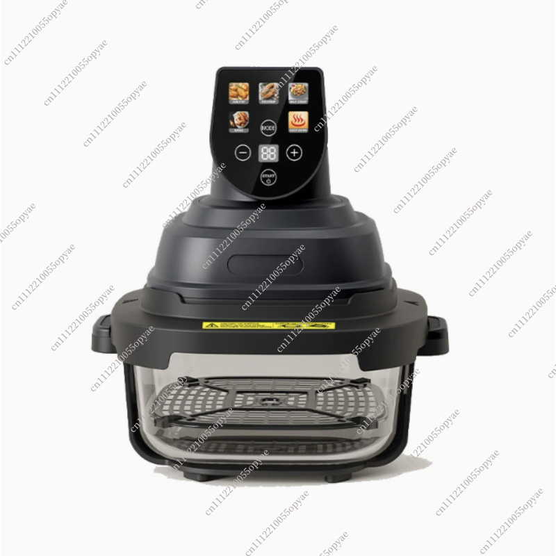 Air Fryer - Dual Basket Glass Air Fryer Visible