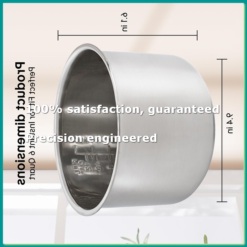 Rice Cooker - Replacement Inner Pot for Instant 6