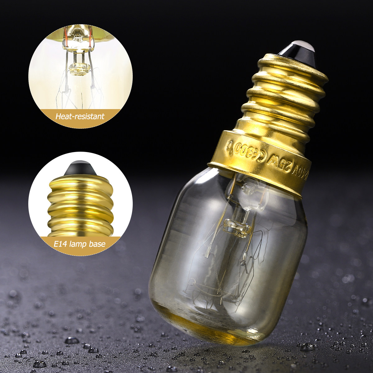 Microwave Oven - 4Pcs E14 Oven Microwave Bulb Small