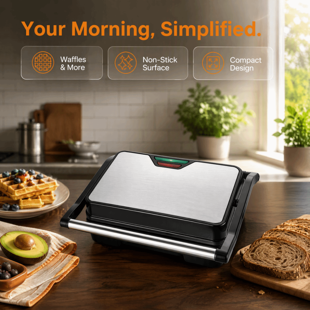 Toaster - Non-Stick Sandwich Toaster Multifunctional Convenient Breakfast