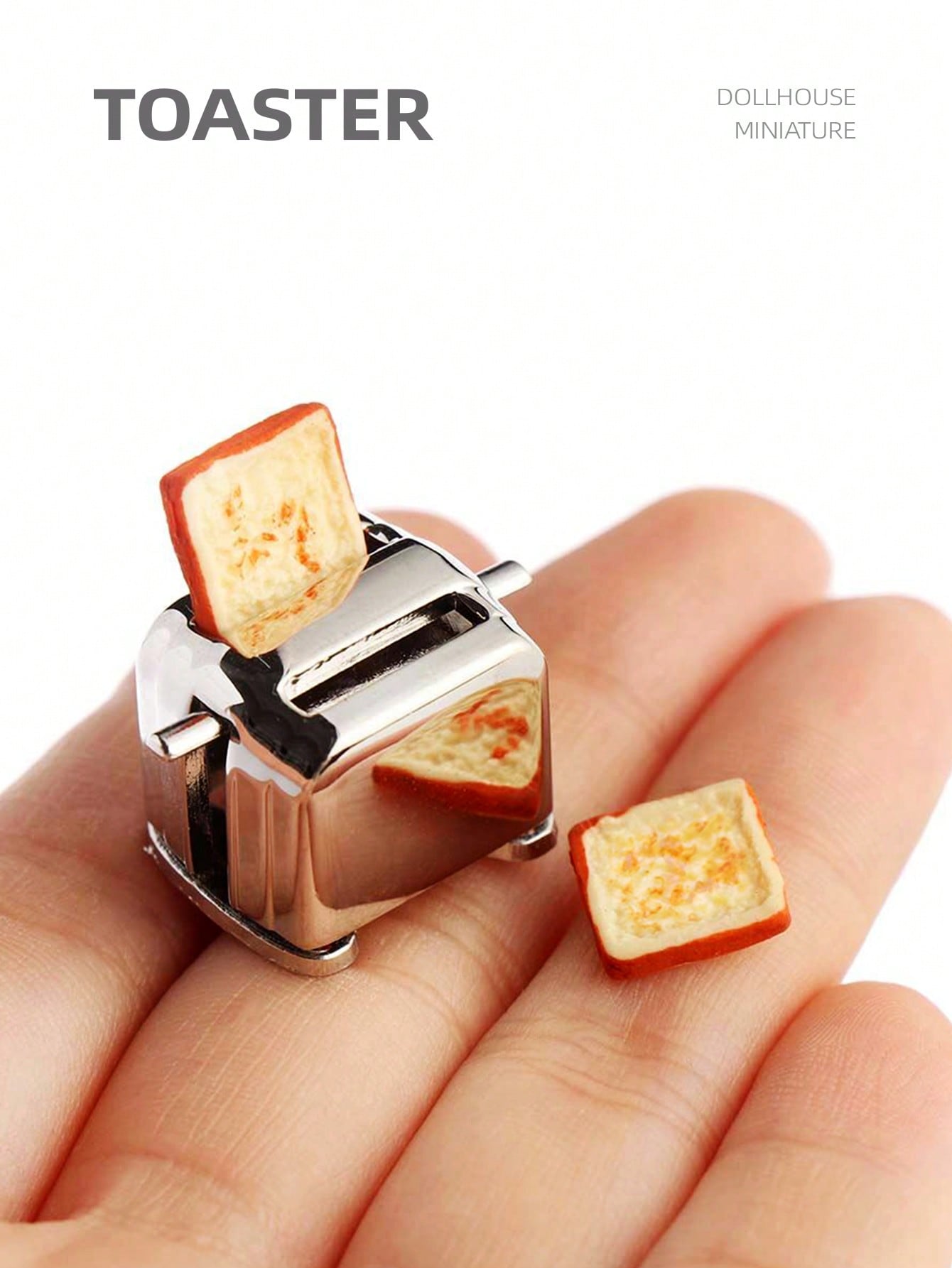 1:12 Dollhouse Miniature Toast - Kitchen Appliances In ulasan dan harga