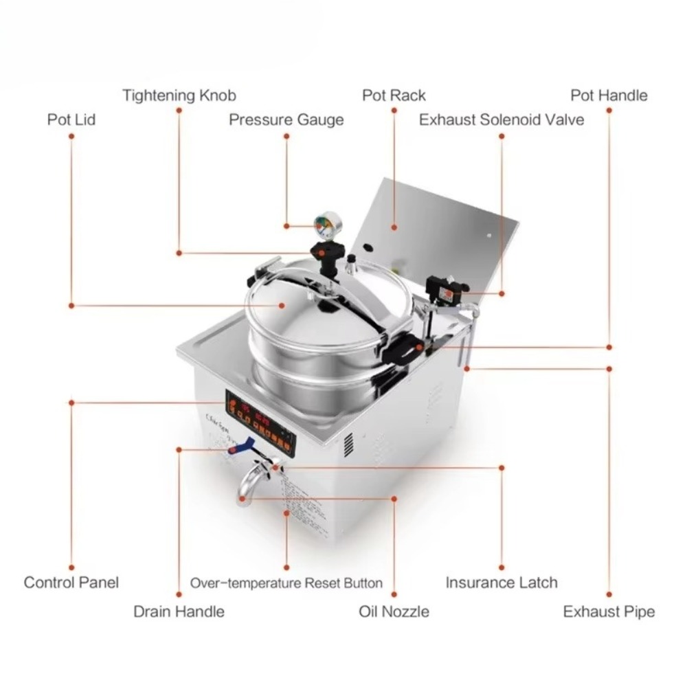 Industrial Continuous Vacuum F - Air Fryer ulasan dan harga
