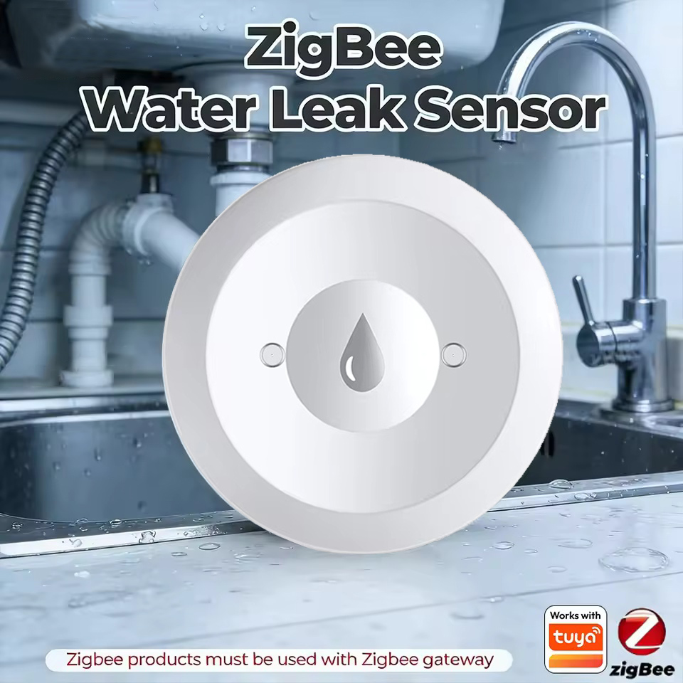 Zigbee Water Sensor Flood Leak - Kitchen Appliances Video ulasan dan harga
