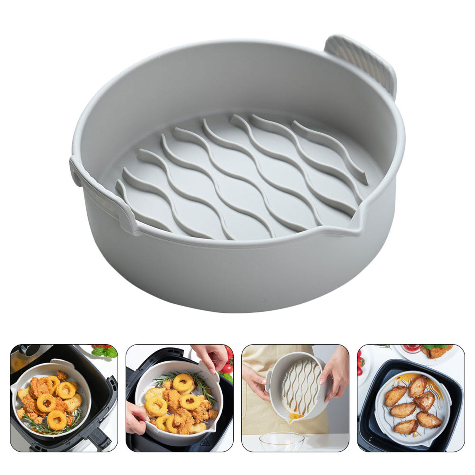 Household Air Fryer Silicone L - Air Fryer ulasan dan harga