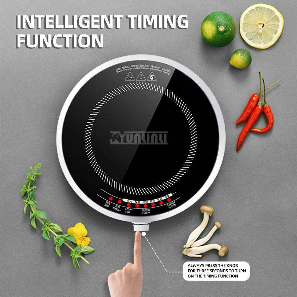 Round Smart Induction Cooker H - Induction Cooktop Portable ulasan dan harga