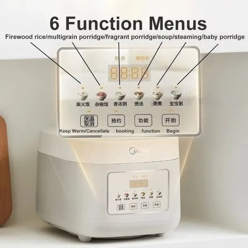 Midea Healthy Rice Cooker 3L N - Rice Cooker ulasan dan harga