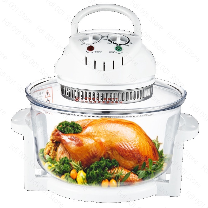 Glass Air fryer Light wave fur - Air Fryer ulasan dan harga