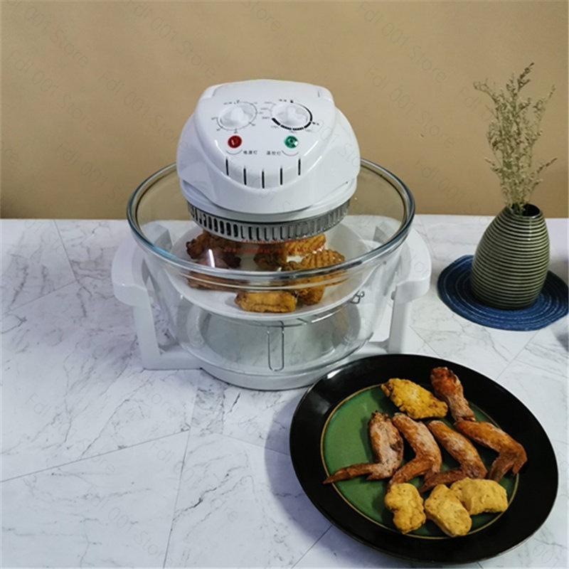 Glass Air fryer Light wave fur - Air Fryer ulasan dan harga