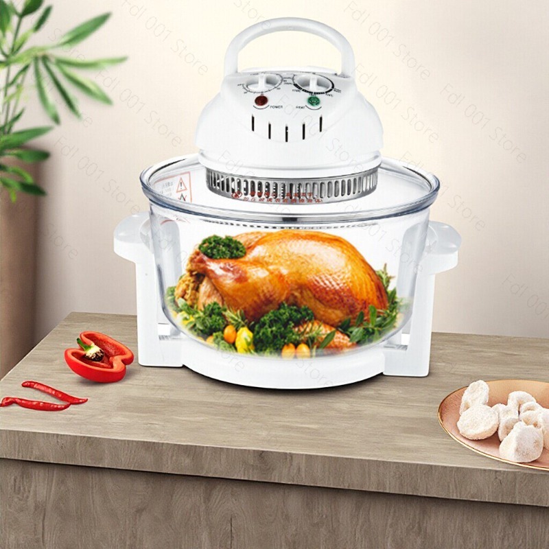 Glass Air fryer Light wave fur - Air Fryer ulasan dan harga