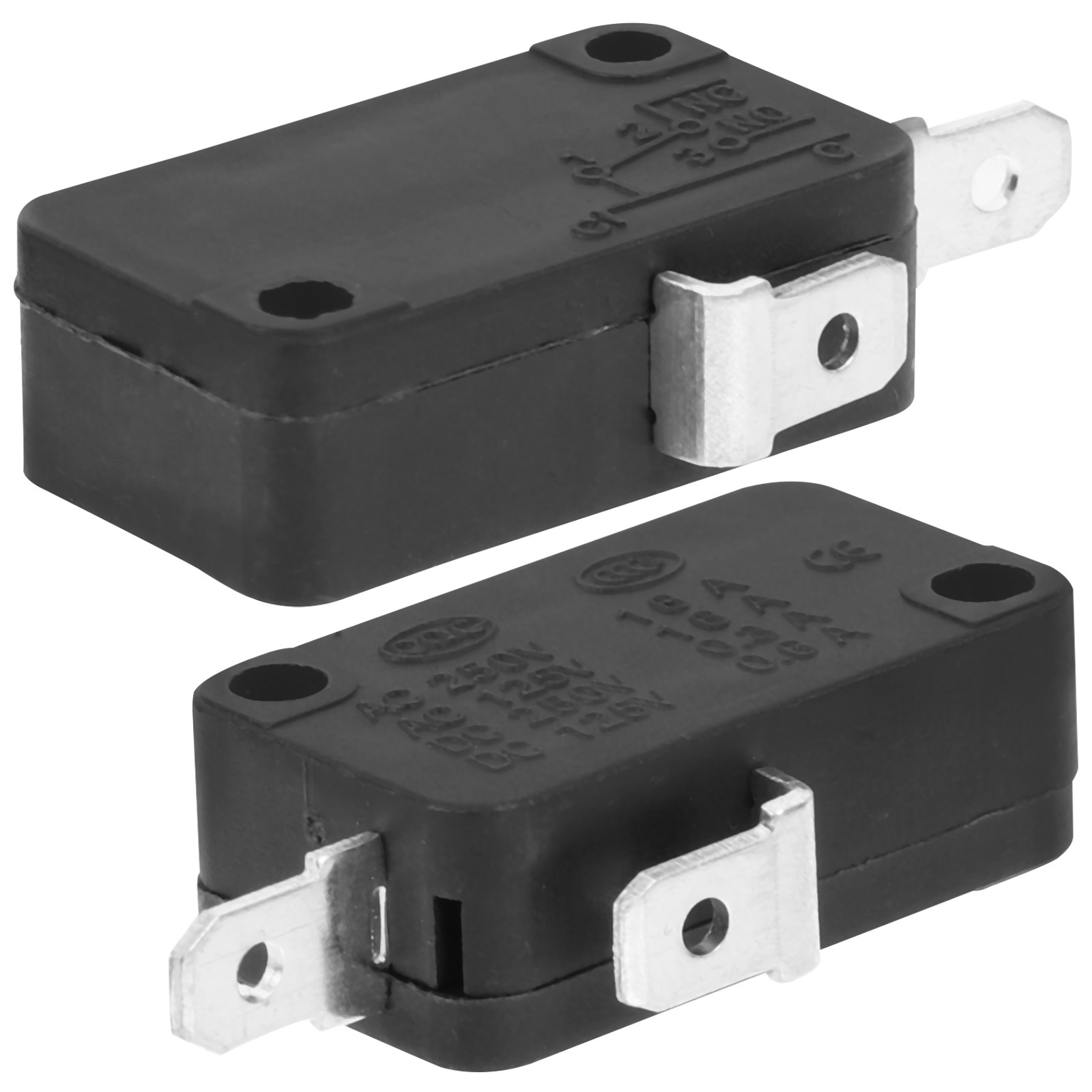 2Pcs Micro Switch 2-Pin Normal - Microwave Oven ulasan dan harga