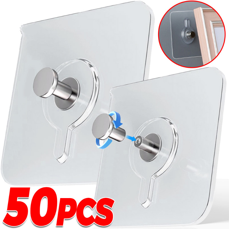 Adhesive Nails Wall Hooks Stro - Kitchen Appliances Cabinet ulasan dan harga