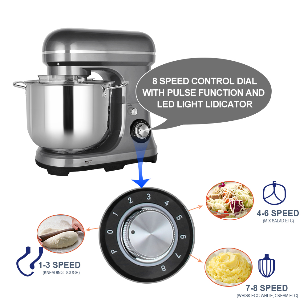 New Die Cast Stand Mixer OEM   - Stand Mixer ulasan dan harga