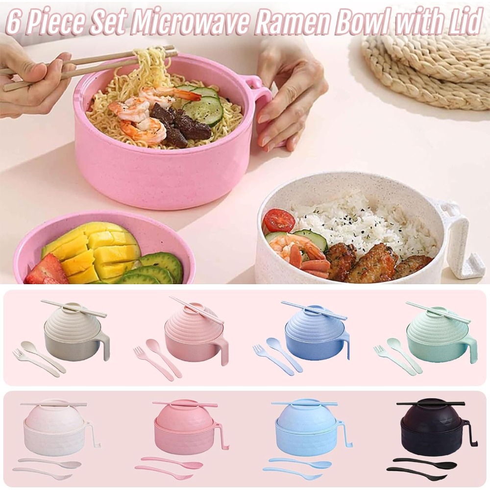 Microwave Ramen Bowl 6-Piece S - Rice Cooker ulasan dan harga