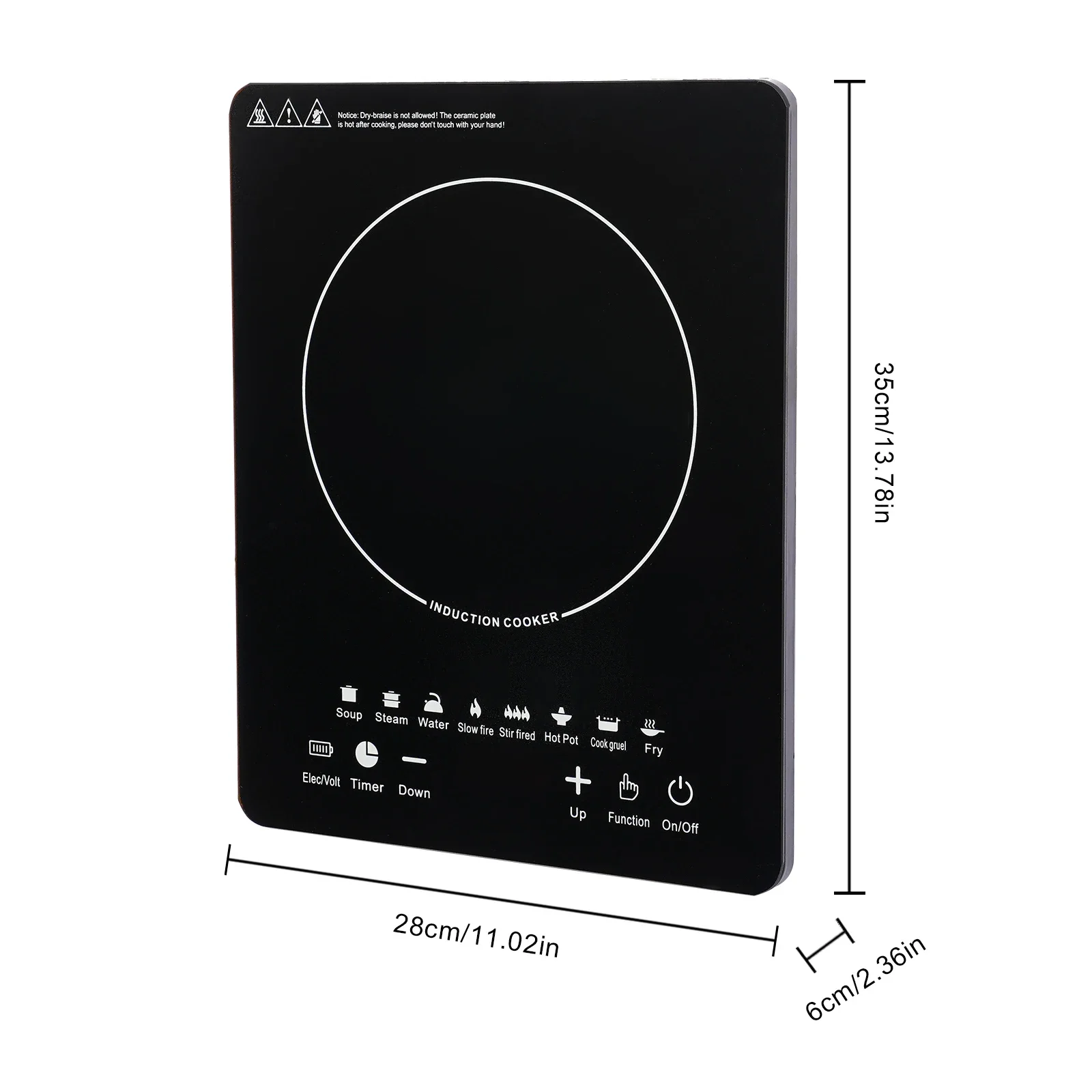 750W Smart Portable Induction  - Induction Cooktop Portable ulasan dan harga