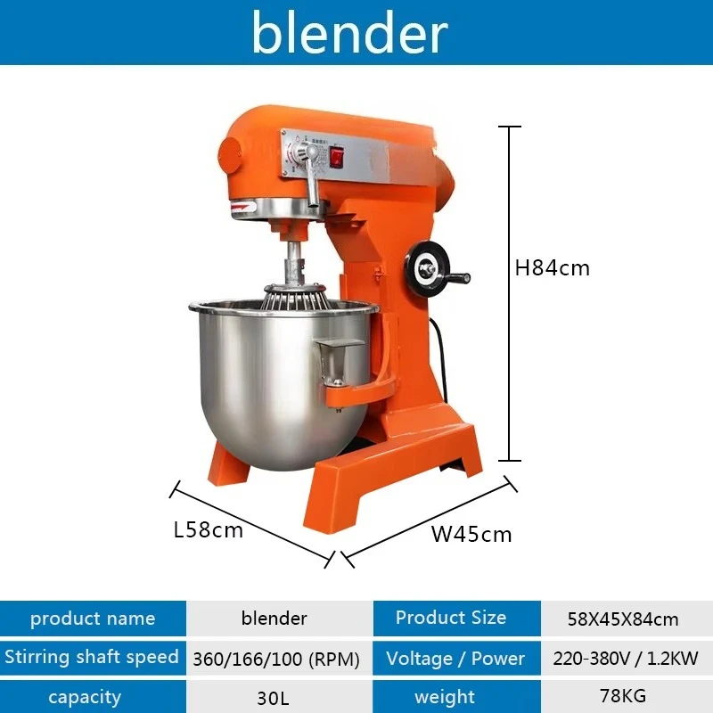 30L Bread Milk Bakery Cake Dou - Stand Mixer ulasan dan harga