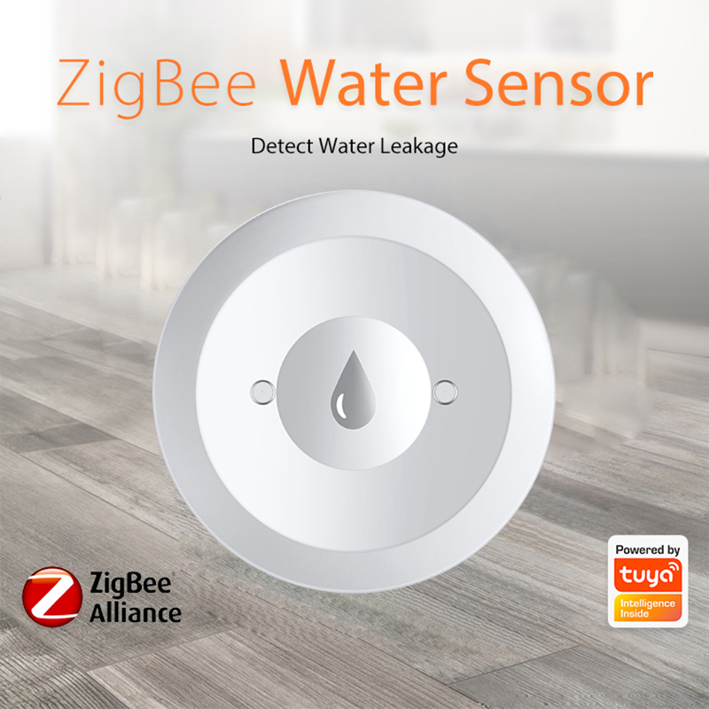 Zigbee Water Sensor Flood Leak - Kitchen Appliances Video ulasan dan harga