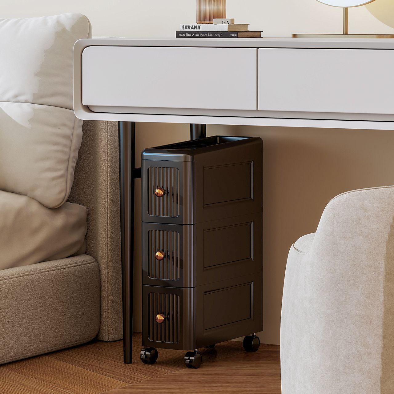 15CM Narrow Gap Drawer Storage - Kitchen Appliances Cabinet ulasan dan harga