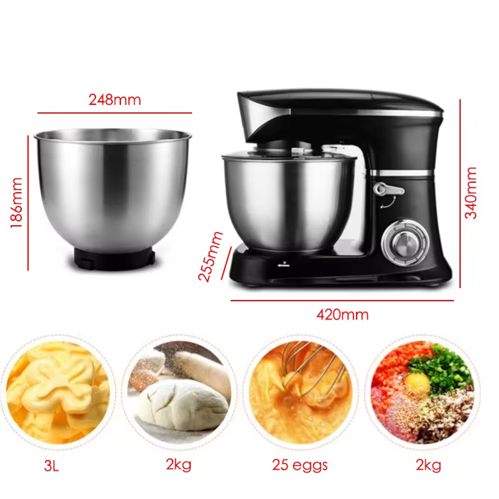 Commercial 6.5L Stand Food Ble - Stand Mixer ulasan dan harga