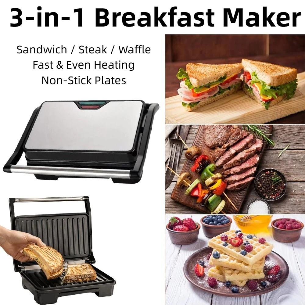 Non-Stick Sandwich Toaster Mul - Toaster ulasan dan harga