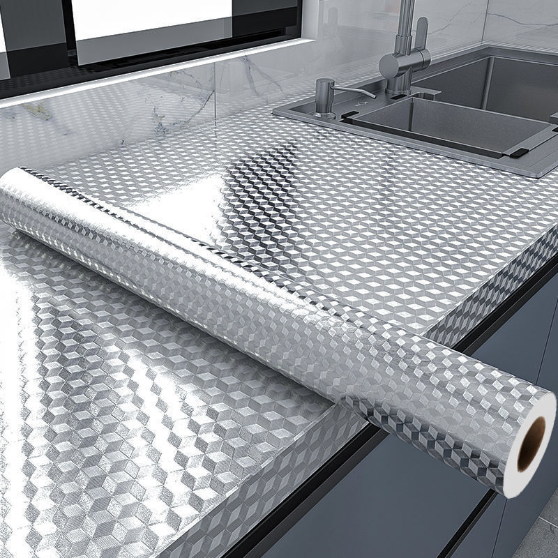 Aluminum Foil Anti Oil Kitchen - Kitchen Appliances Cabinet ulasan dan harga