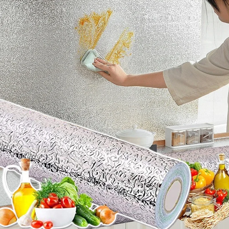 Aluminum Foil Anti Oil Kitchen - Kitchen Appliances Cabinet ulasan dan harga