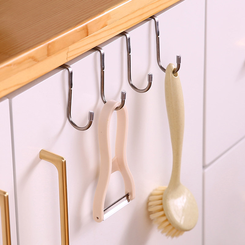 Stainless Steel Over Door Hook - Kitchen Appliances Cabinet ulasan dan harga