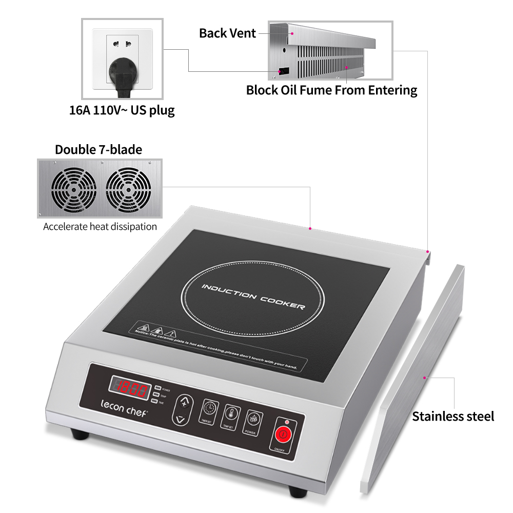 Lecon Chef Induction Cooktop C - Induction Cooktop Portable ulasan dan harga