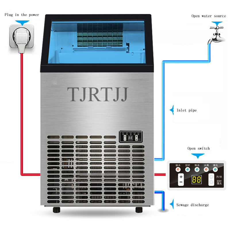 110V 220V Ice Maker Commercial - Coffee Maker ulasan dan harga