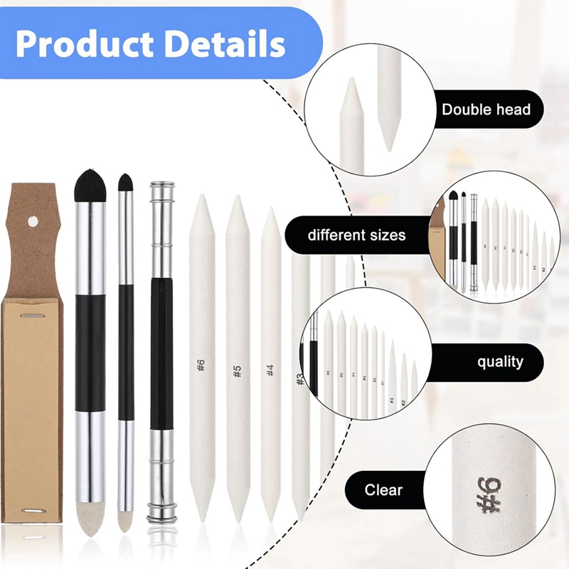 13PCS Blending Stump, Art Blen - Blender ulasan dan harga