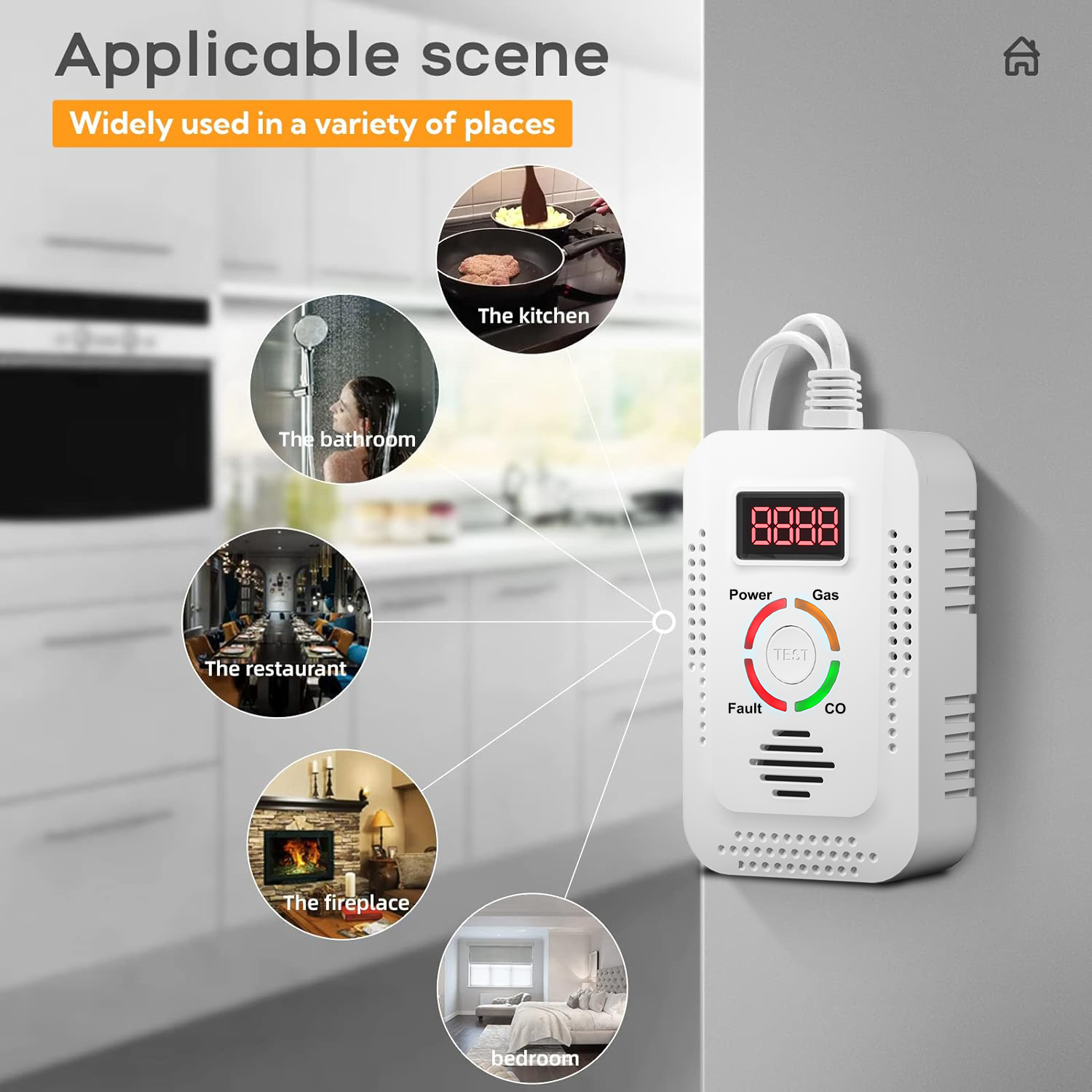 Natural Gas Detector 2in1 And  - Kitchen Appliances Video ulasan dan harga