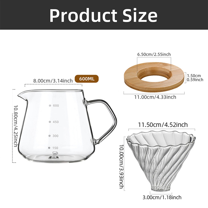 Coffee Filter Cup with Wood St - Coffee Maker ulasan dan harga
