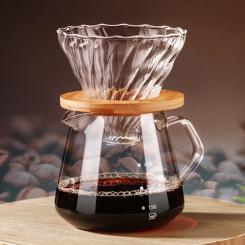 Coffee Filter Cup with Wood St - Coffee Maker ulasan dan harga