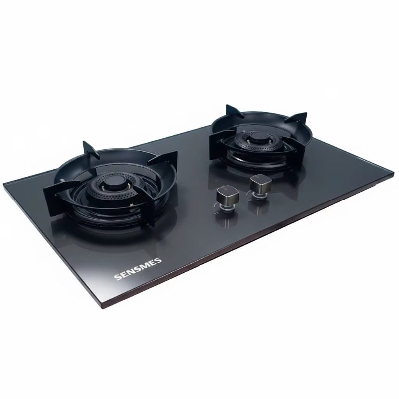 Black Tempered Glass Panel 2 B - Kitchen Appliances In ulasan dan harga