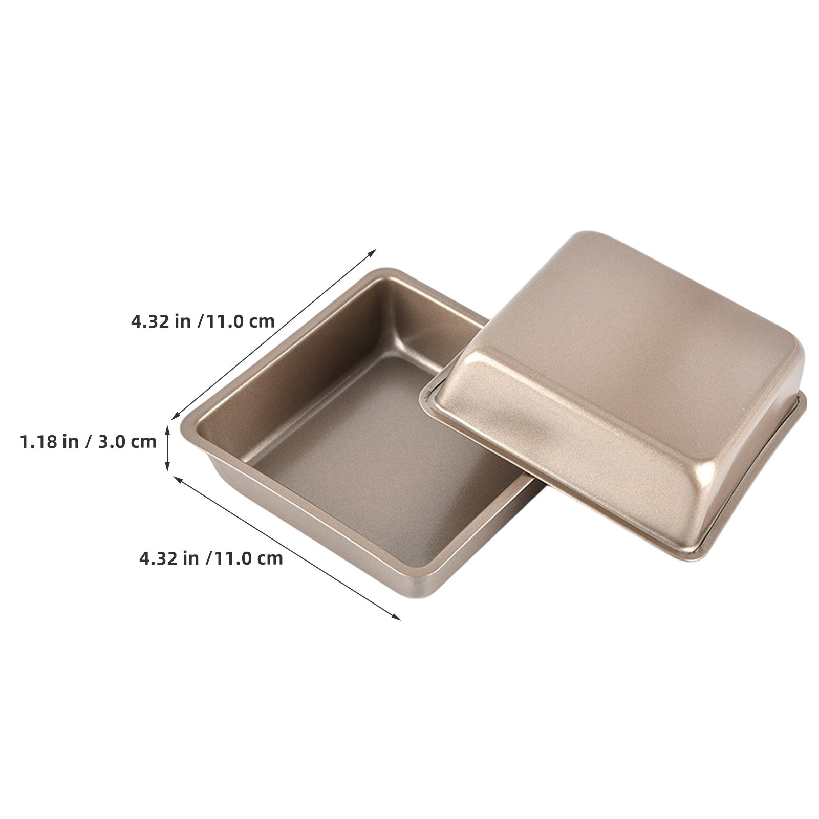 4 Pcs Square Non-stick Baking  - Air Fryer ulasan dan harga